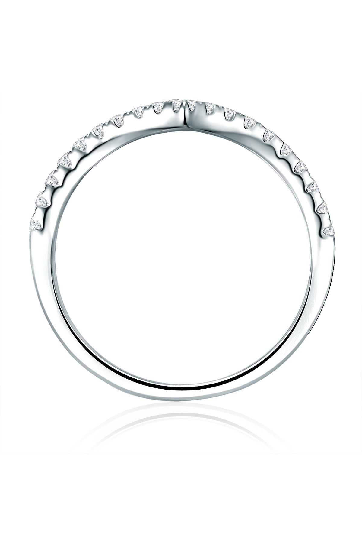 Trilani-Silberring Ring Sterling Silber Zirkonia weiß 3