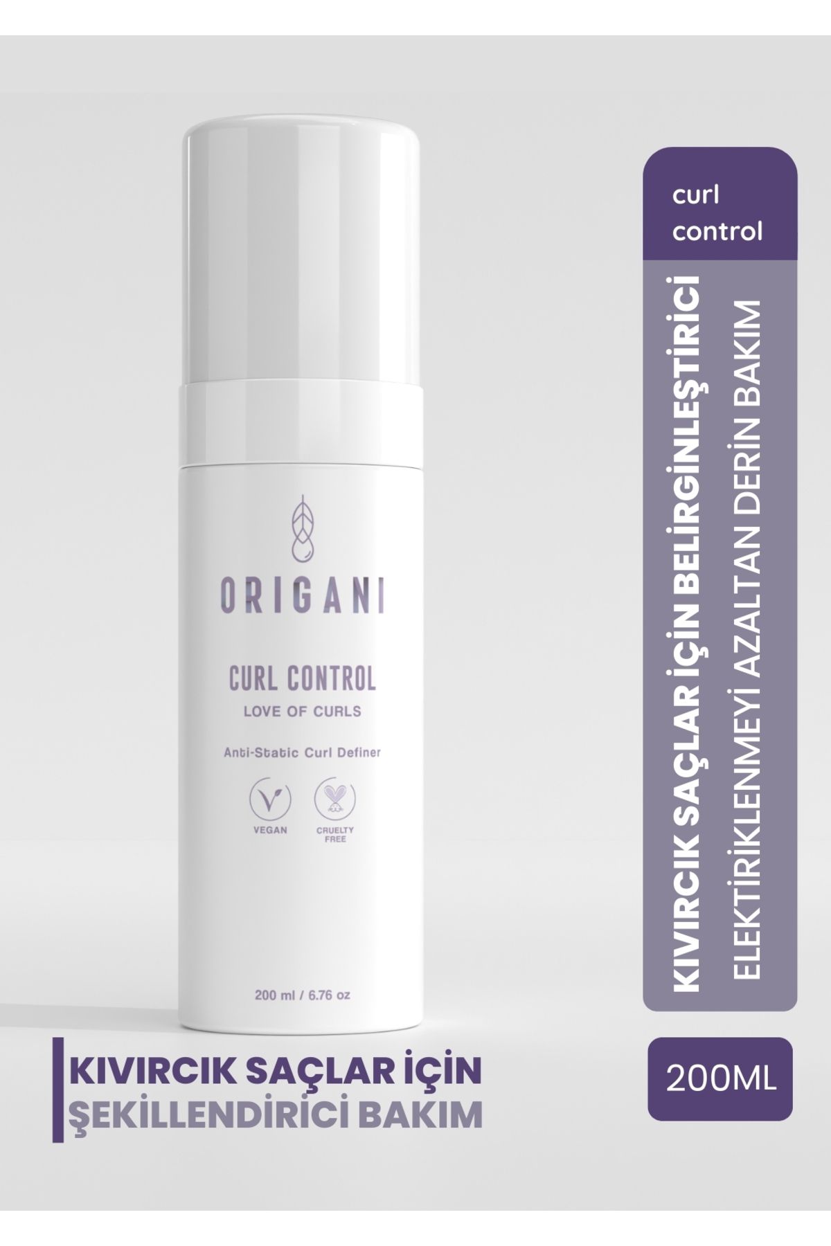 Origani Bukle Belirginleştirici Ve Şekillendirici Saç Bakım – Curl Control