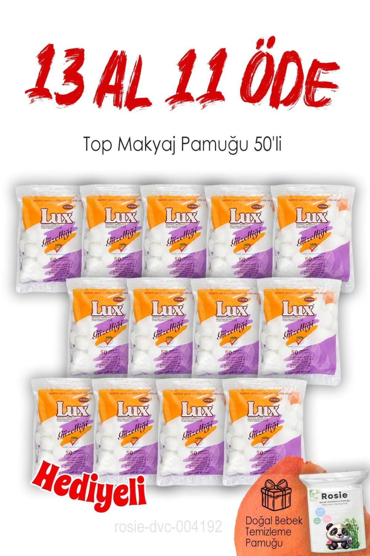 LUX 13 Al 11 Öde Top Makyaj Pamuğu 50'li Ve Rosıe
