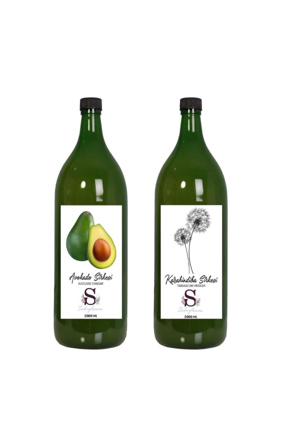 Süheylaana Doğal Avokado Sirkesi 2000 Ml - Doğal Karahindiba Sirkesi 2000 Ml