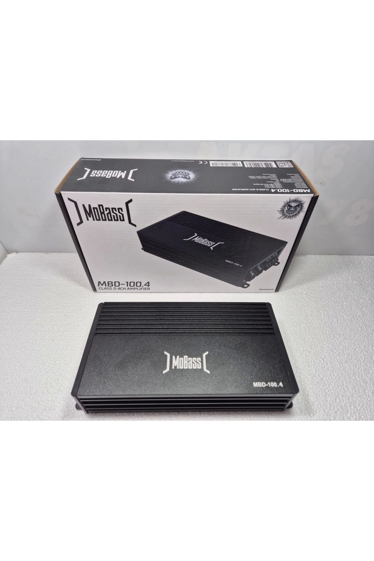 MOBASS 4 Kanal Amfi – 4 X 100 Rms Ses Ve Bass Amfisi – Mbd-100.4 Oto Anfi