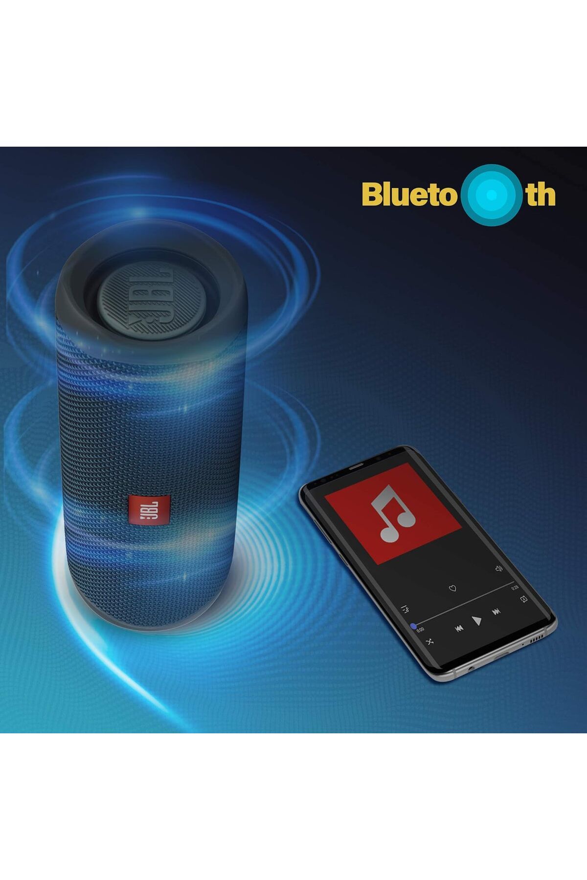 JBL-JBL Flip 5 Portable Waterproof Bluetooth Speaker with 12 Hours of Battery, Powerful Sound and Boomin 9