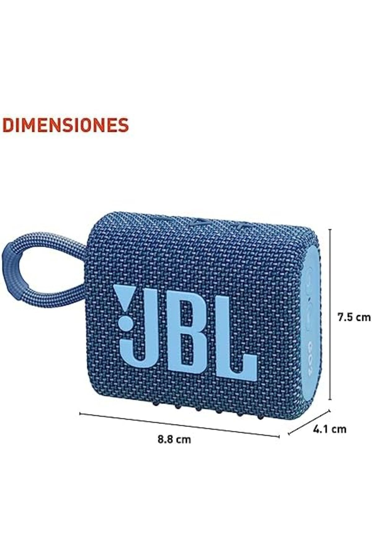 JBL-Boomph On-The-Go Kit: JBL Go 3 Portable Bluetooth Wireless Speaker, IP67 Waterproof and Dustproof Bu 2