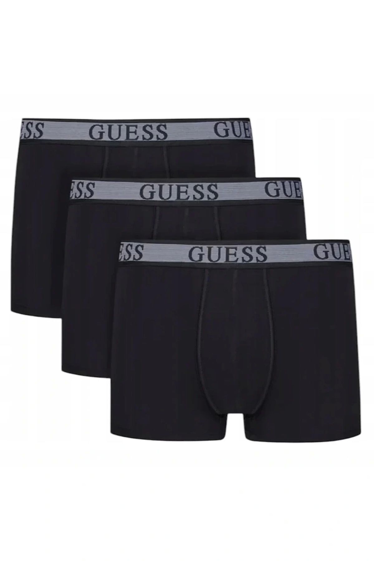Guess Joe Boxer Trunk 3 Pack Erkek Siyah Boxer U5gg03k6yw1-jblk