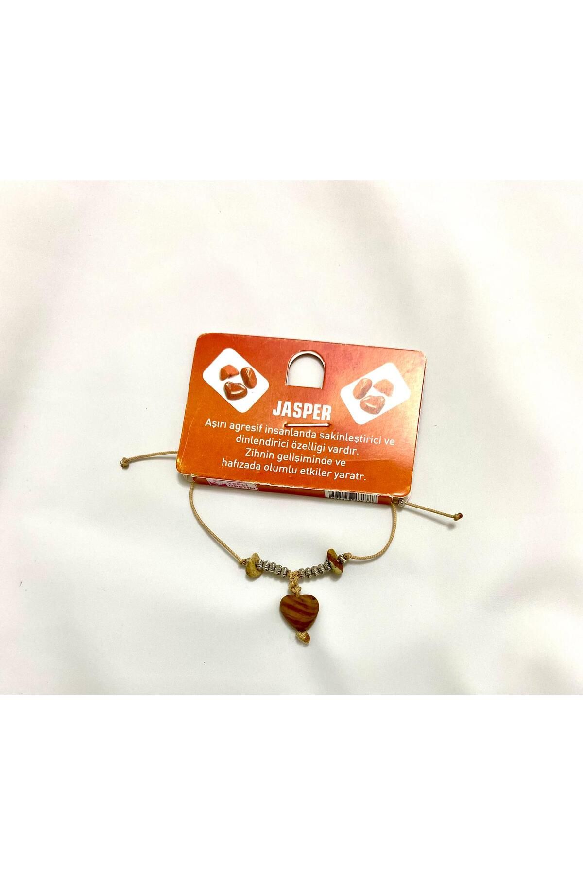 Butik Jasper doğaltaş ip bileklik