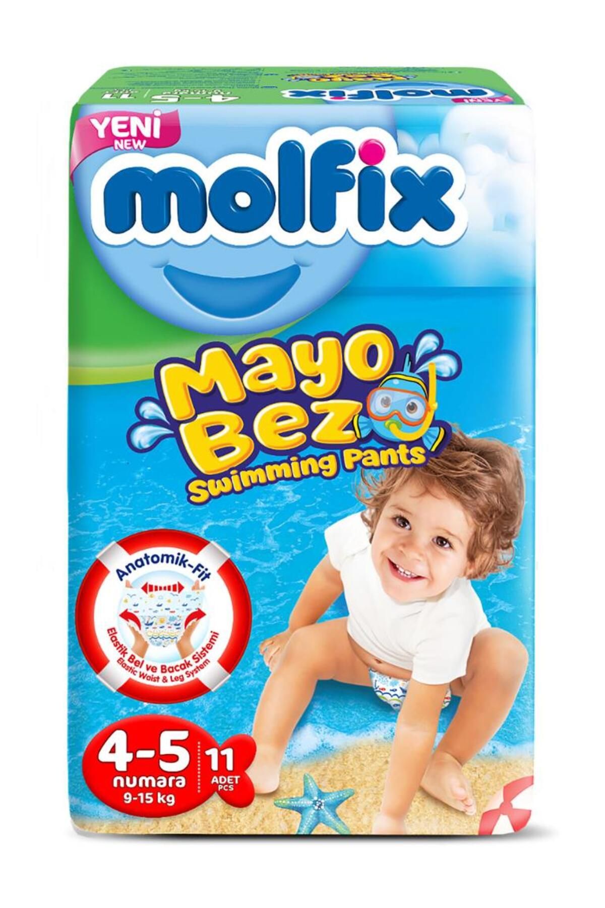 Skygo Molfix Mayo Bez 4-5 Beden 9-15 Kg 11 Adet