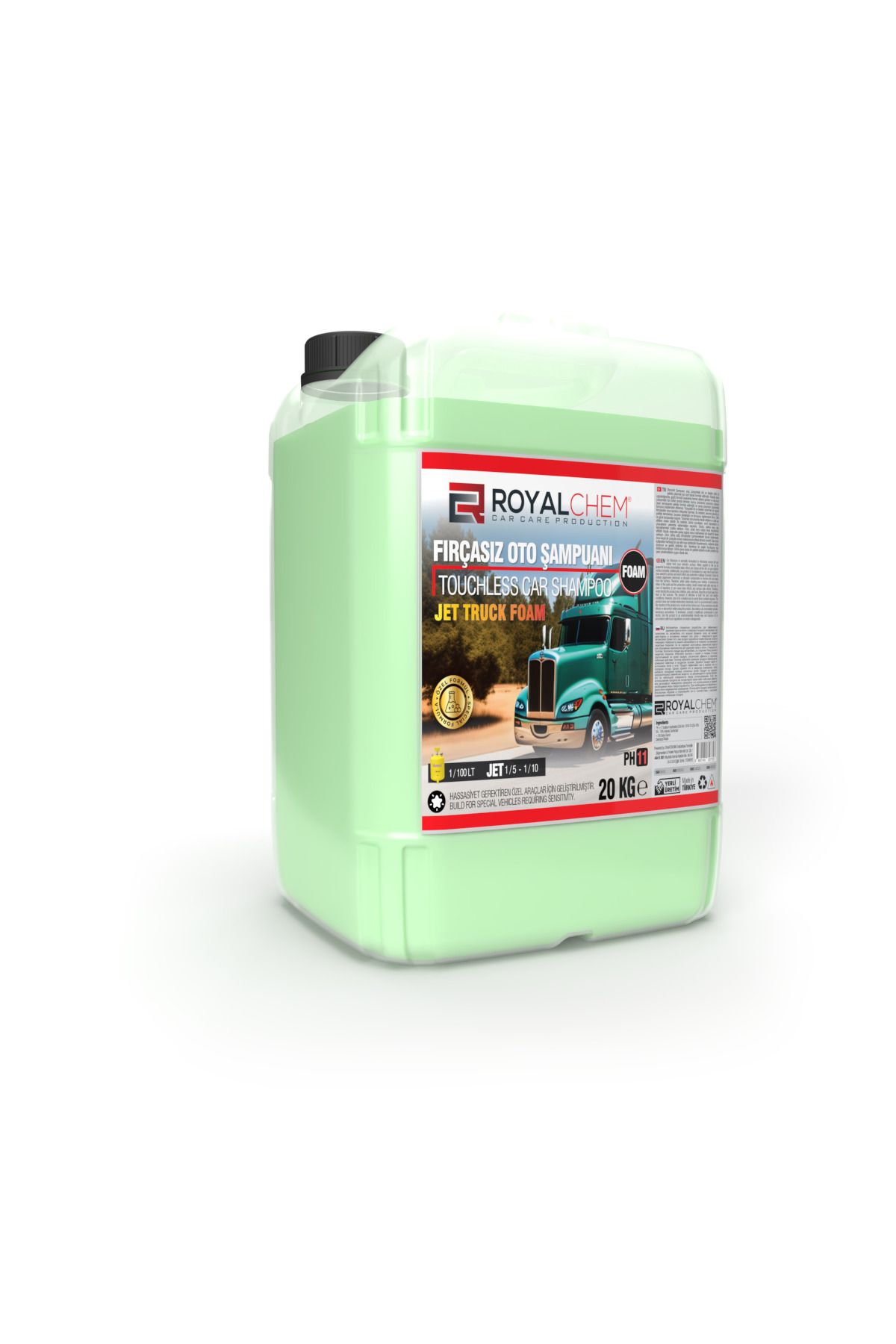 ROYALCHEM CAR CARE PRODUCTION Jettruck Köpük Royalchem JetTruck Köpük – Güçlü Temizlik, 20 Kğ