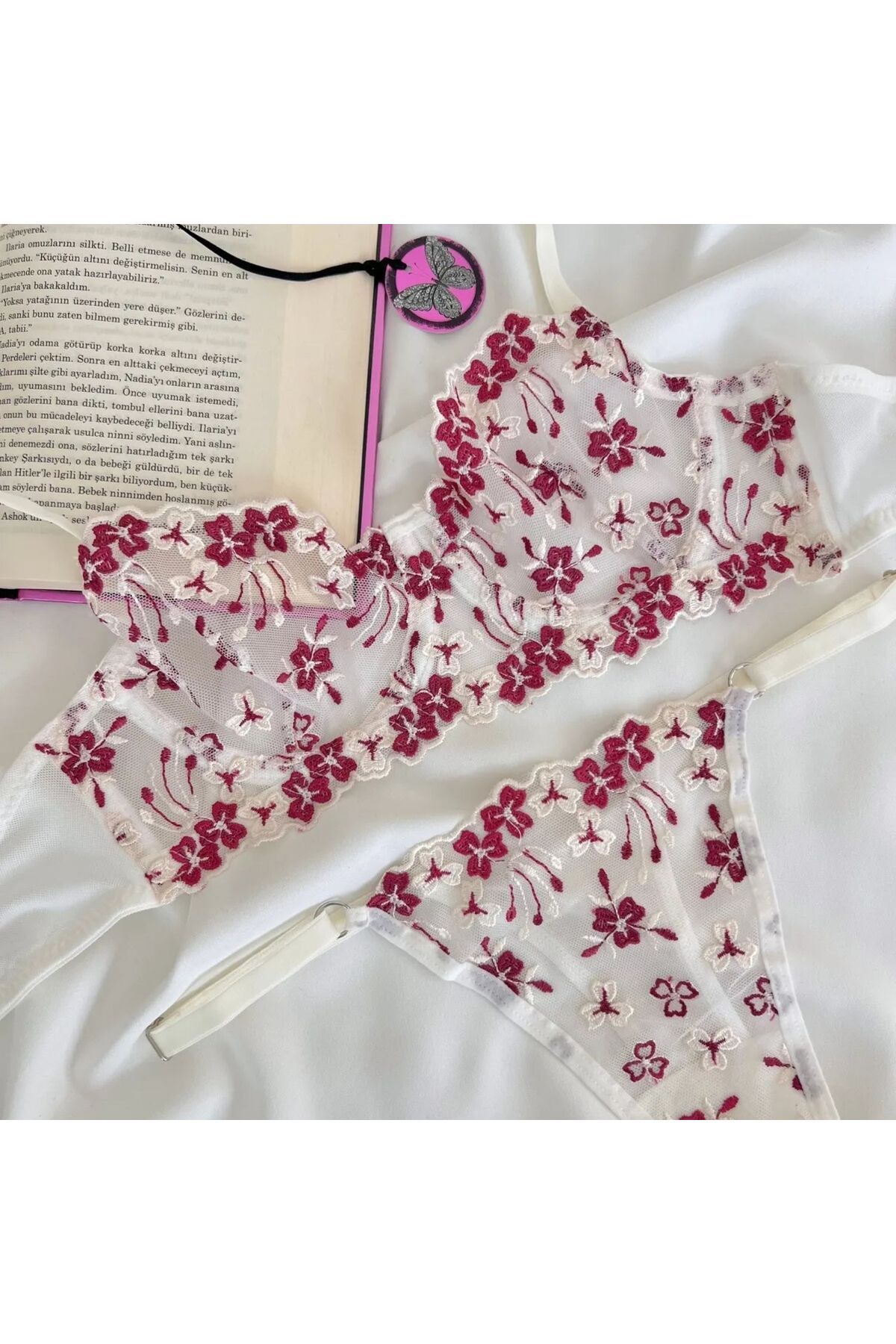 pareoss Dantelli Bralet Takım (SÜTYEN&TANGA)