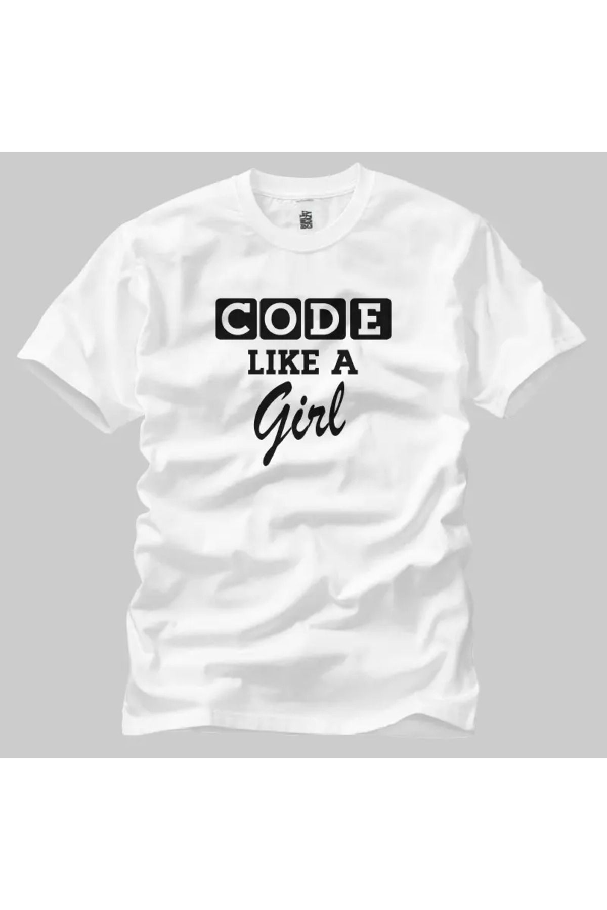 Built By Crazy Code Like A Girl Unisex Tişört