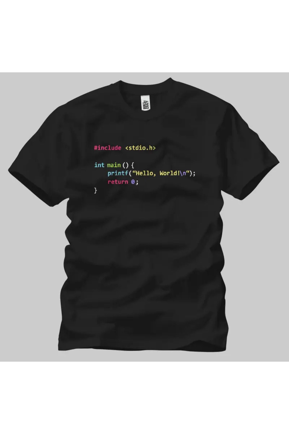 Built By Crazy C Hello World Unisex Tişört