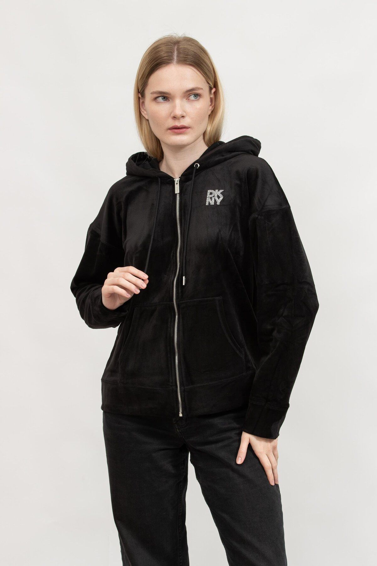 Dkny Kadın Fermuarlı Sweatshirt