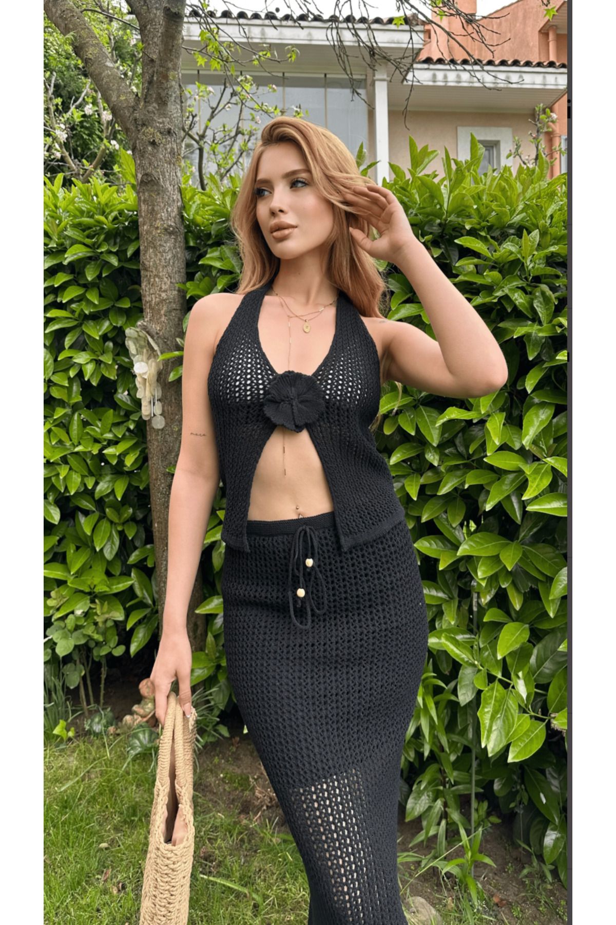 Angel Mia Perry Triko Takım Siyah