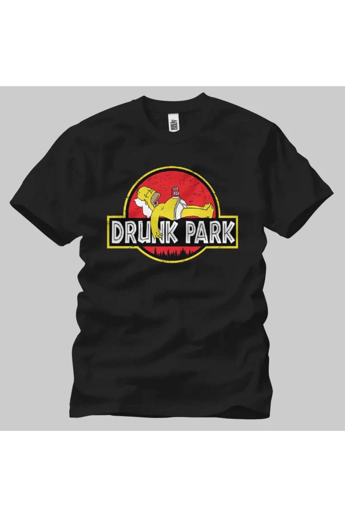 Built By Crazy Homer Simpsons Drunkpark Unisex Tişört