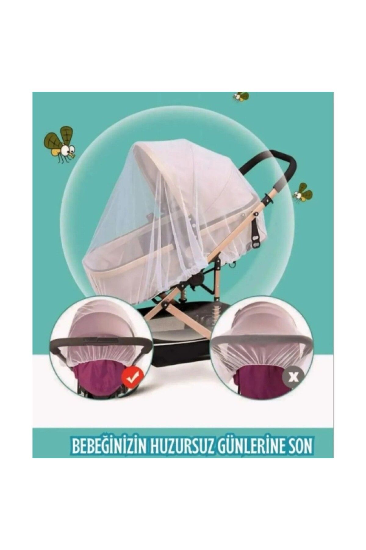 Trendypazar Bebek Arabası Cibinliği