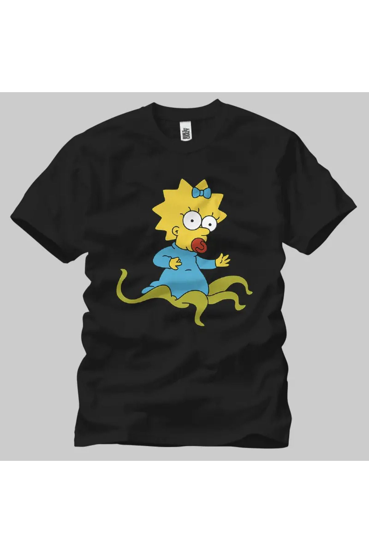 Built By Crazy Maggie Simpsons Alien Unisex Tişört