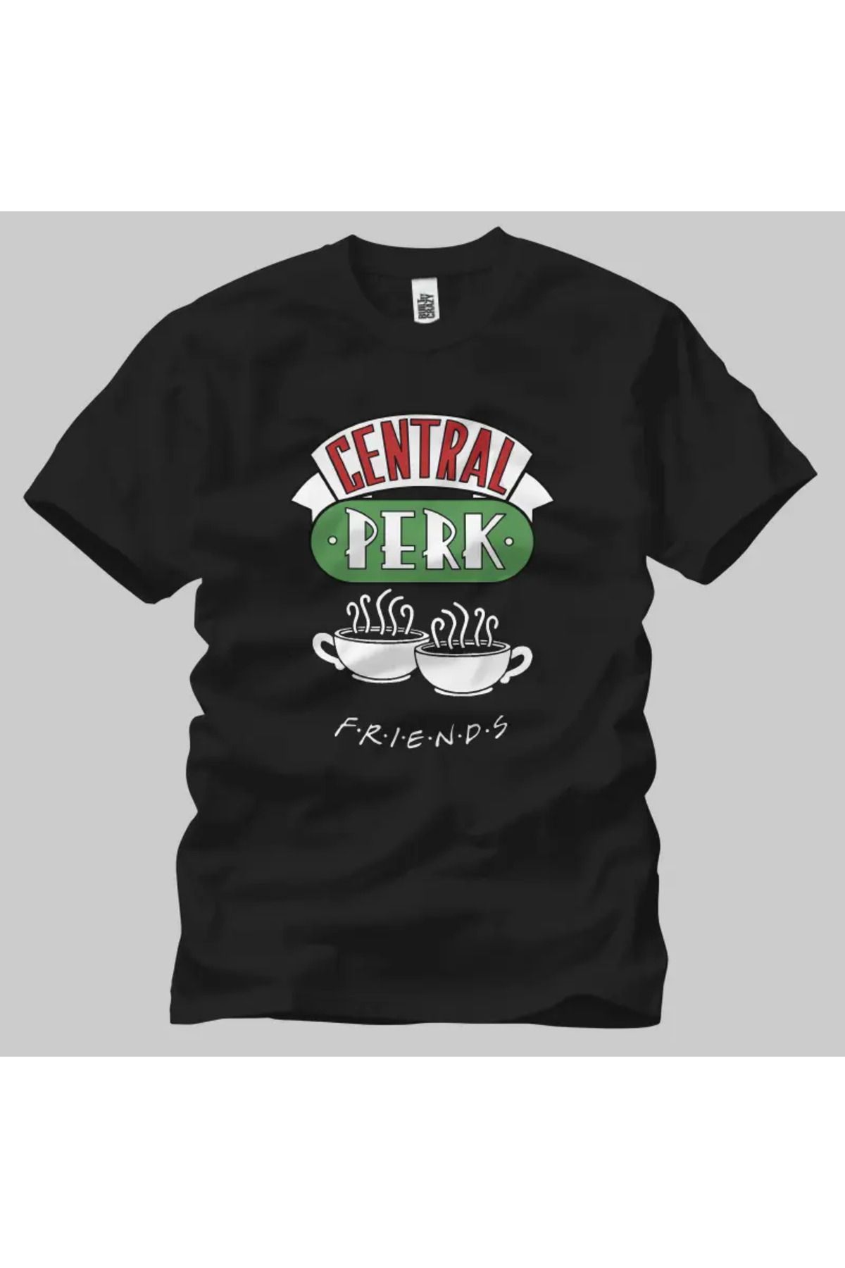 Built By Crazy Central Perk Coffee Mug poster Unisex Tişört