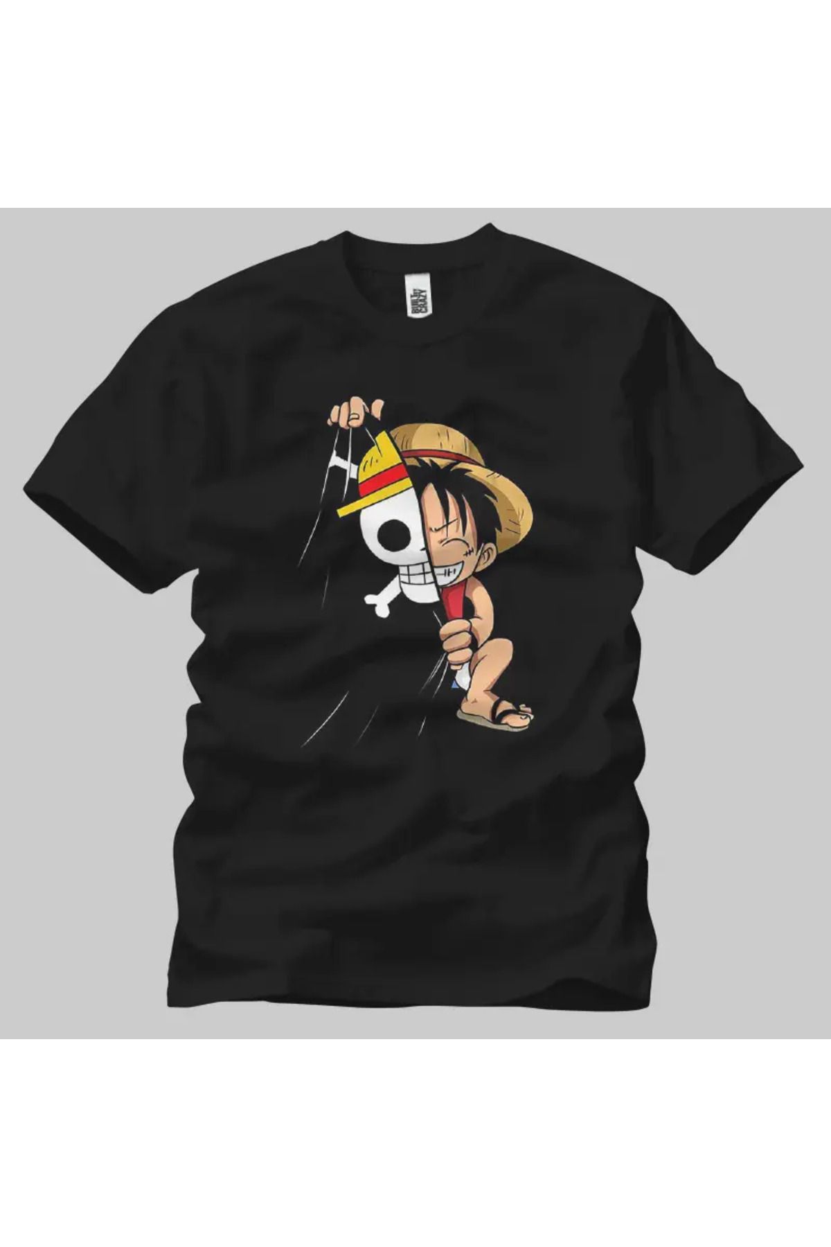 Built By Crazy One Piece Flag Unisex Tişört