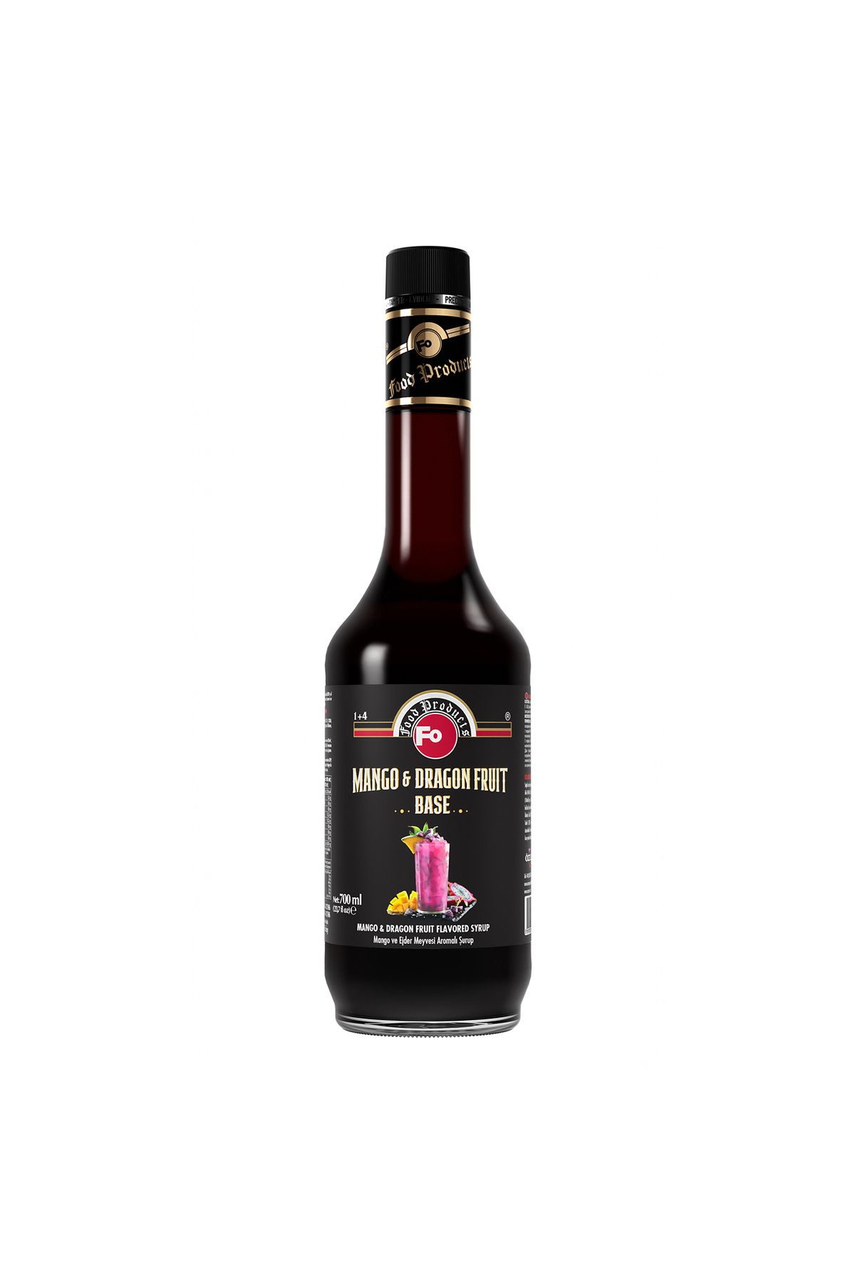 FO Mango ve Ejder Meyvesi Aromalı Baz Şurup 700 ml