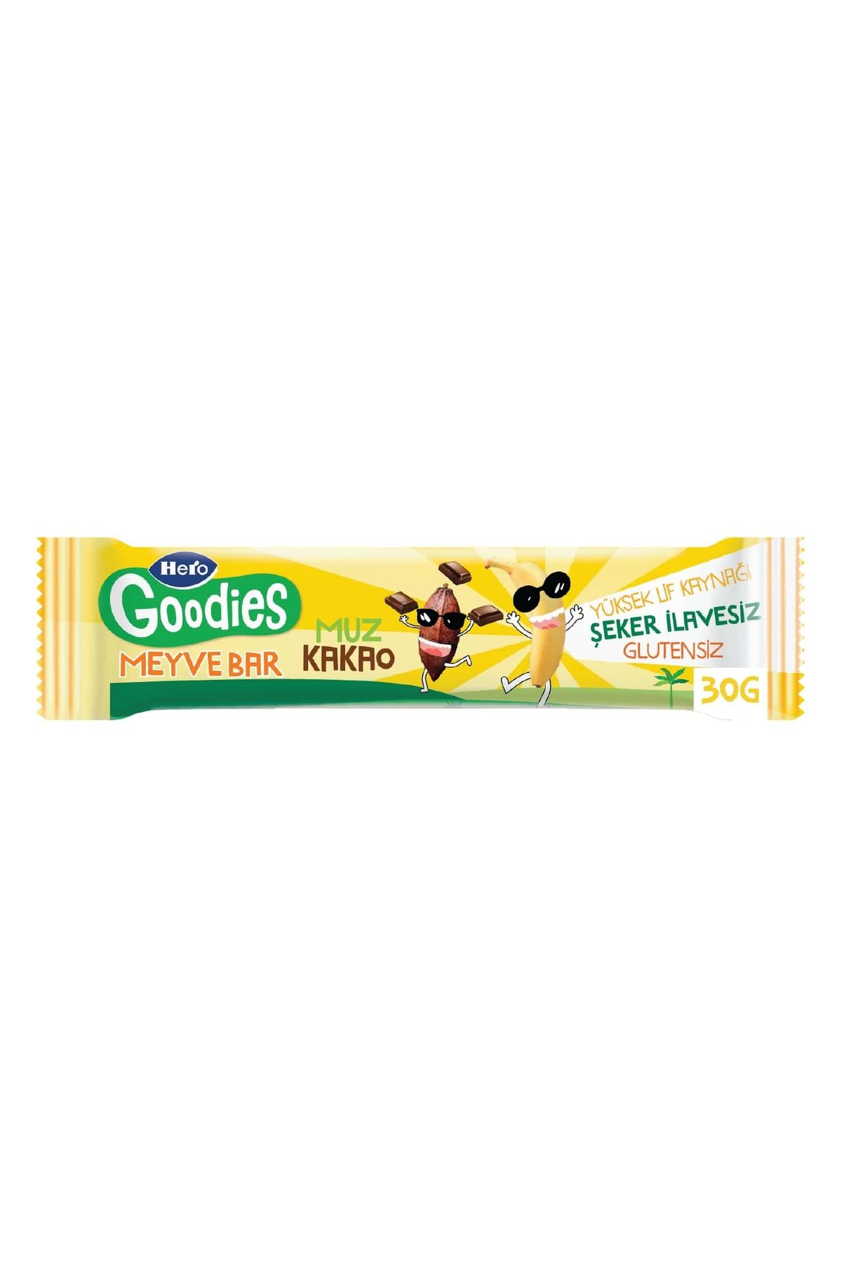 Hero Goodies Muz Kakao Meyve Bar