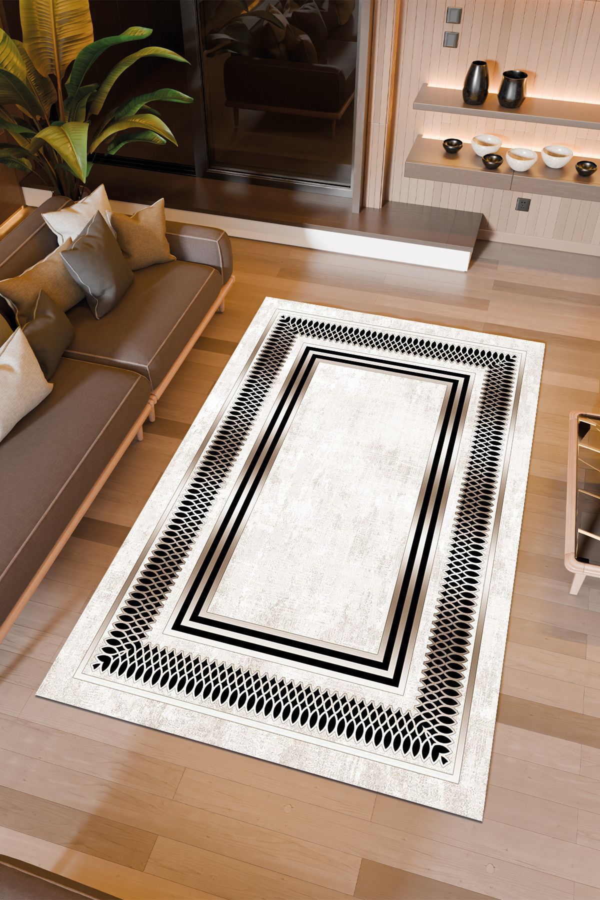 Halıcıoğlu home Dijital Baskı Makinede Yıkanabilir Kaymaz Taban Salon Halısı Yatak Odası Halısı & Yolluk Modelleri