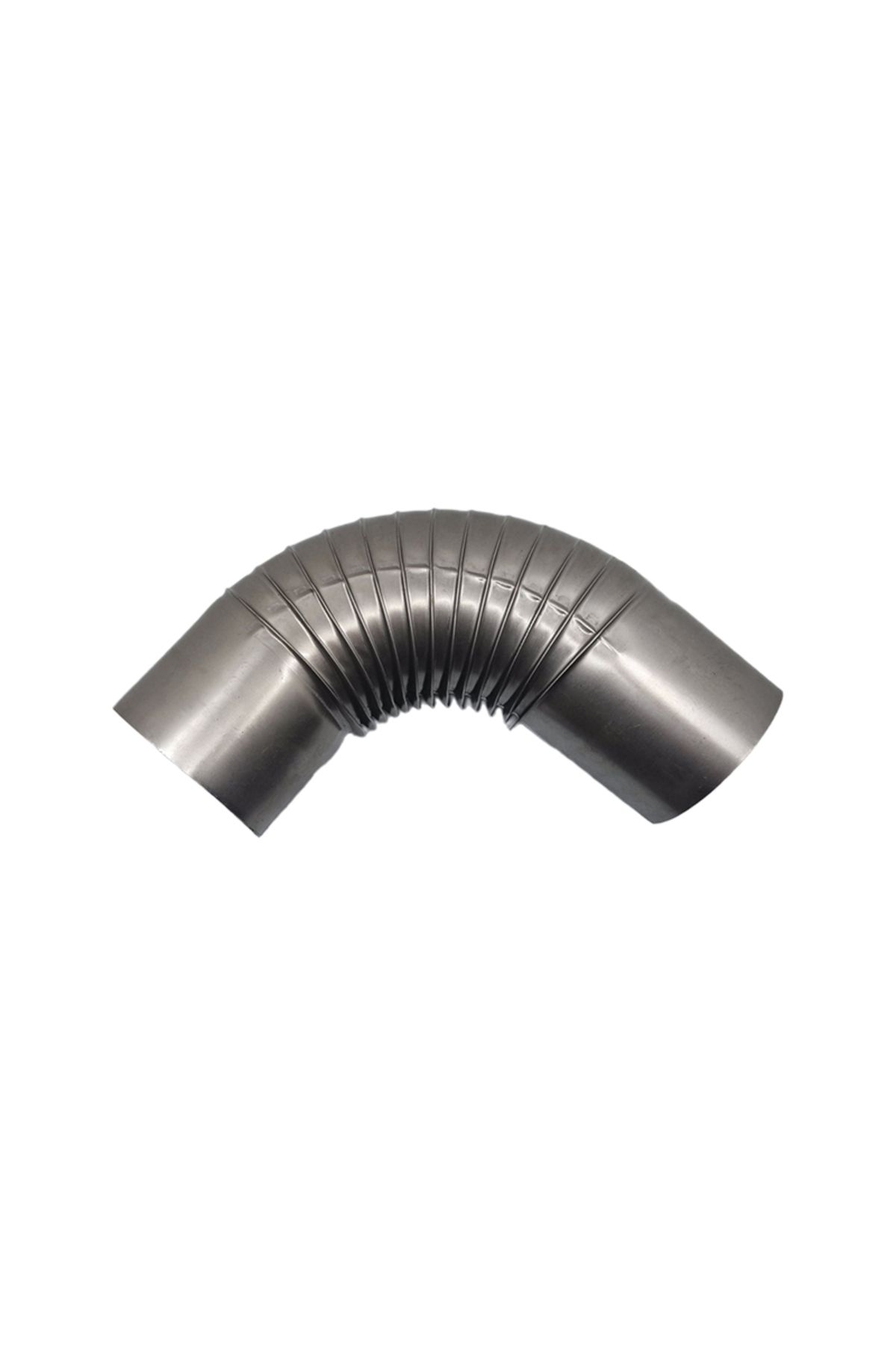 flores Cot Burlan Din Tabla Pentru Evacuare Fum, Pe Rotund, Gri Mat, 120 Mm - One Size