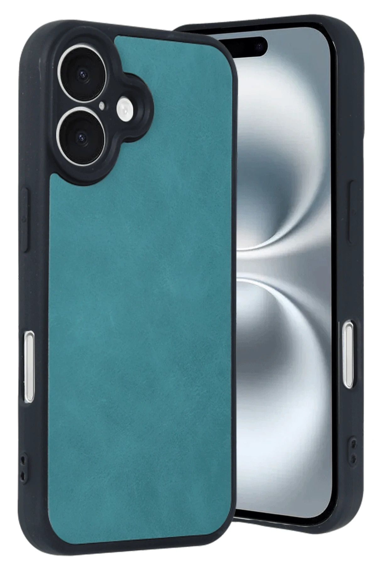 NewFace iPhone 16 Kılıf Aras Deri Kapak - Açık Yeşil JOJUA