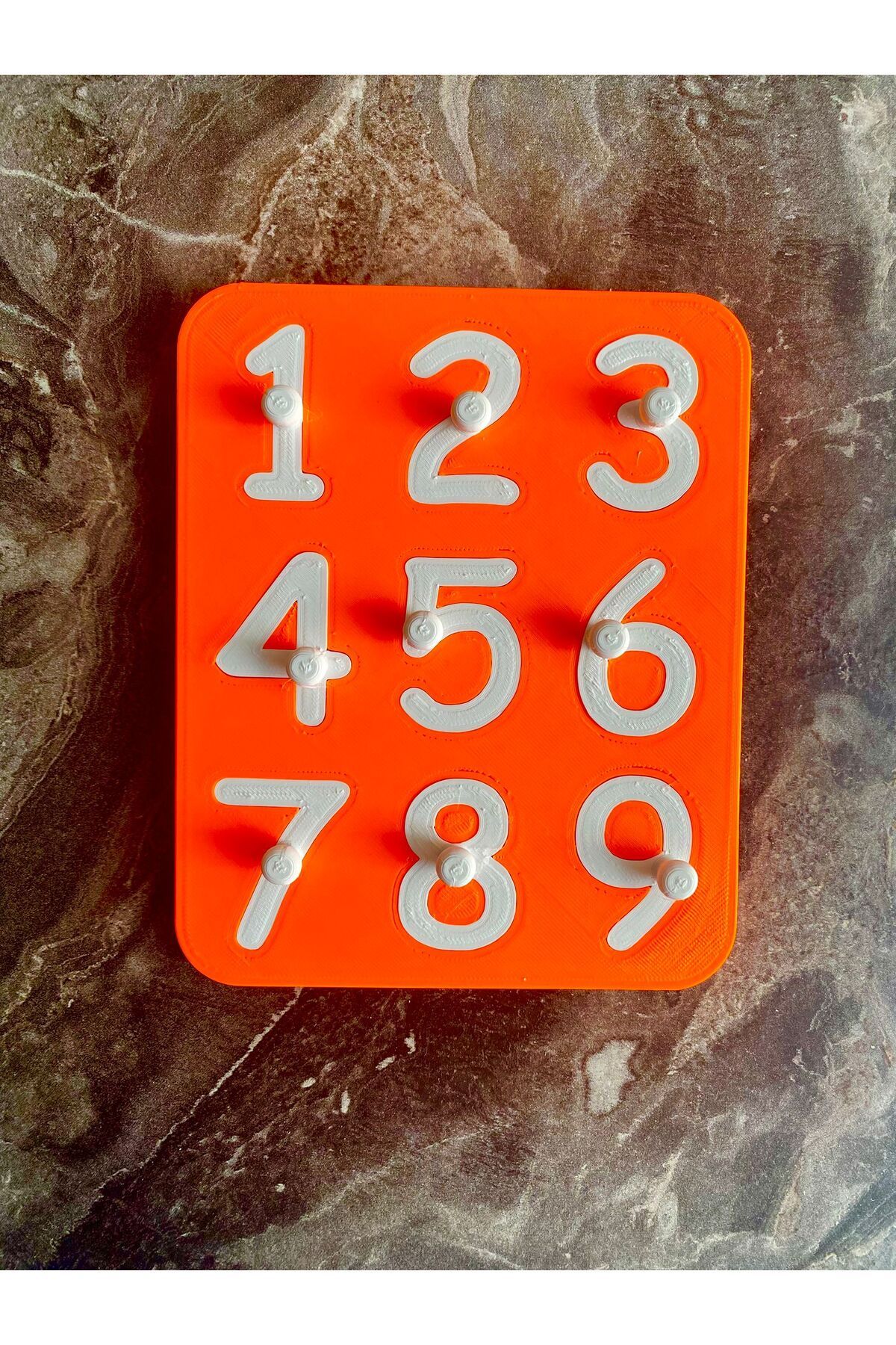 Günyan Store Sayılar Bul-tak Yapboz - Montessori Eğitici Öğretici Oyuncak