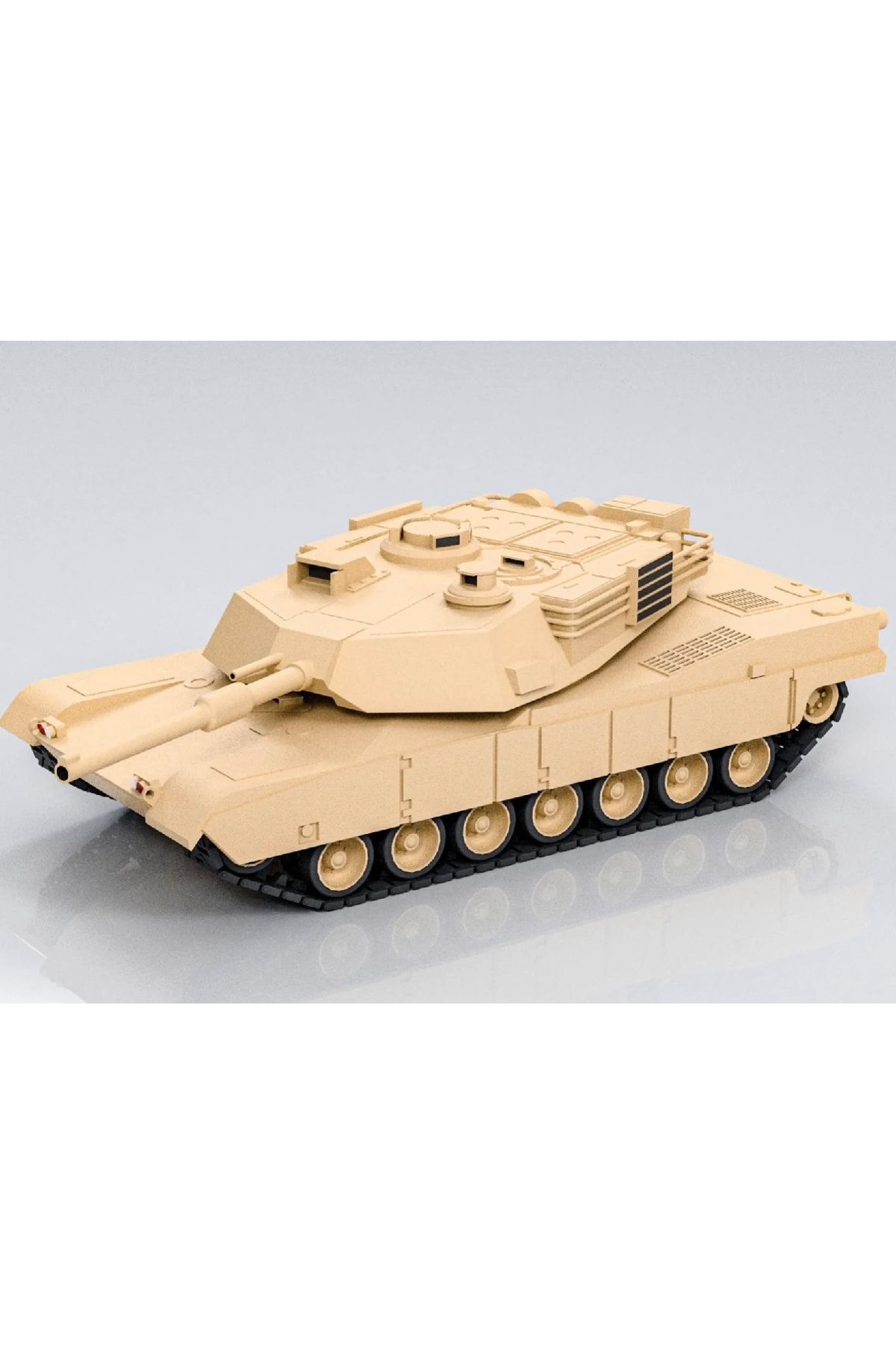 üç boyutlu haller Amerikan M1A2 Abram Tank Maketi 1:35
