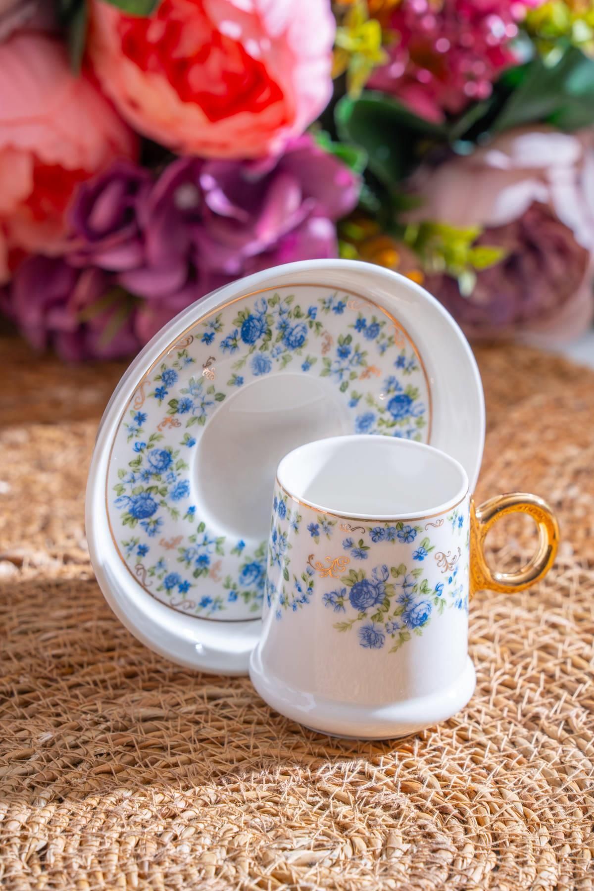 ACAR Terra Rosa 6 Kişilik Kahve Fincanı Takımı - 90 ml