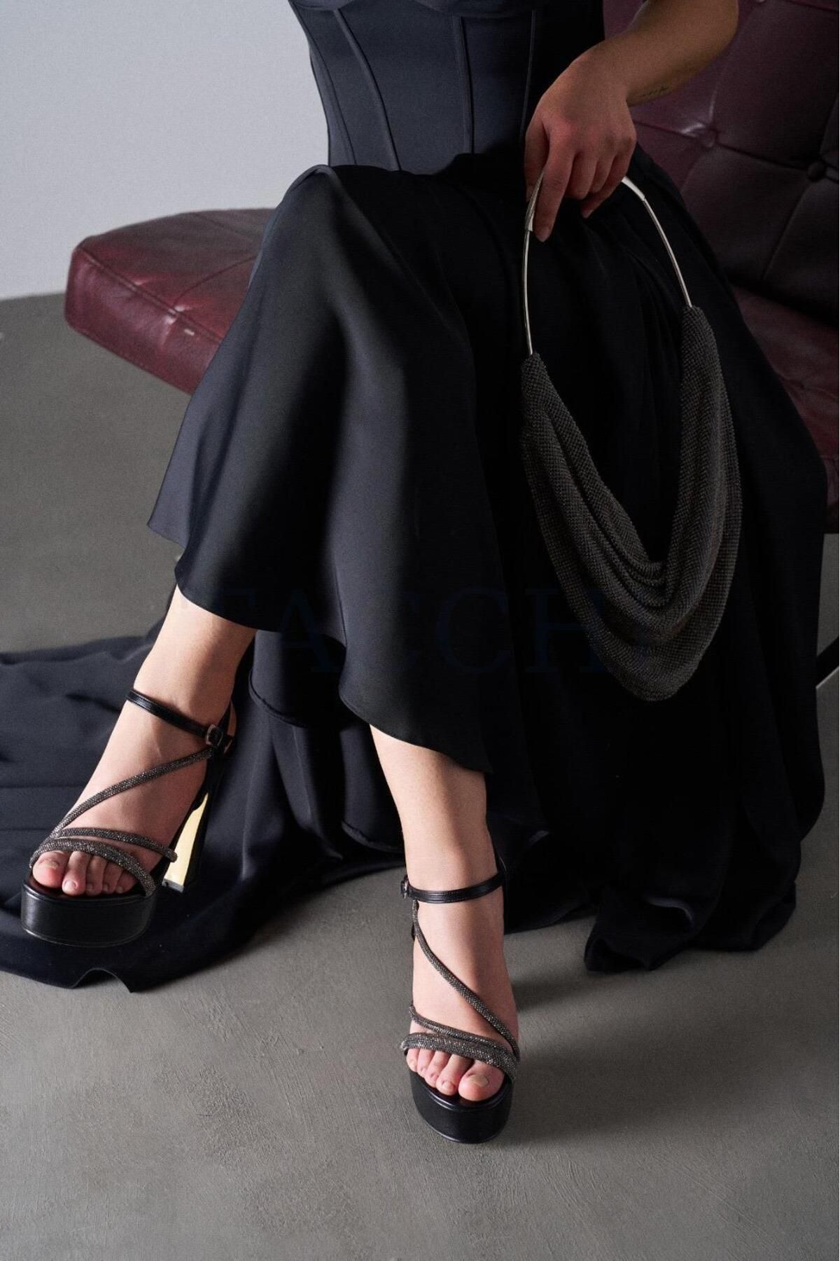 MASİS MODA MASİS TOLBİN PLATFORM ABİYE AYAKKABI