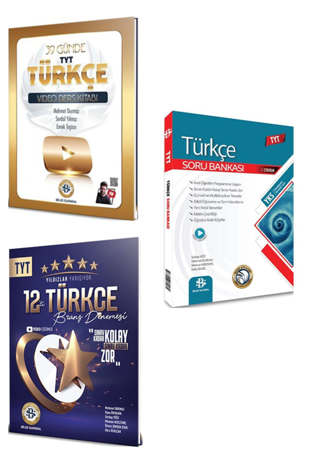 Yeni Müfredat Yayınları 2026 Bilgi Sarmal Yayınları TYT Türkçe Video Soru ve Deneme Seti