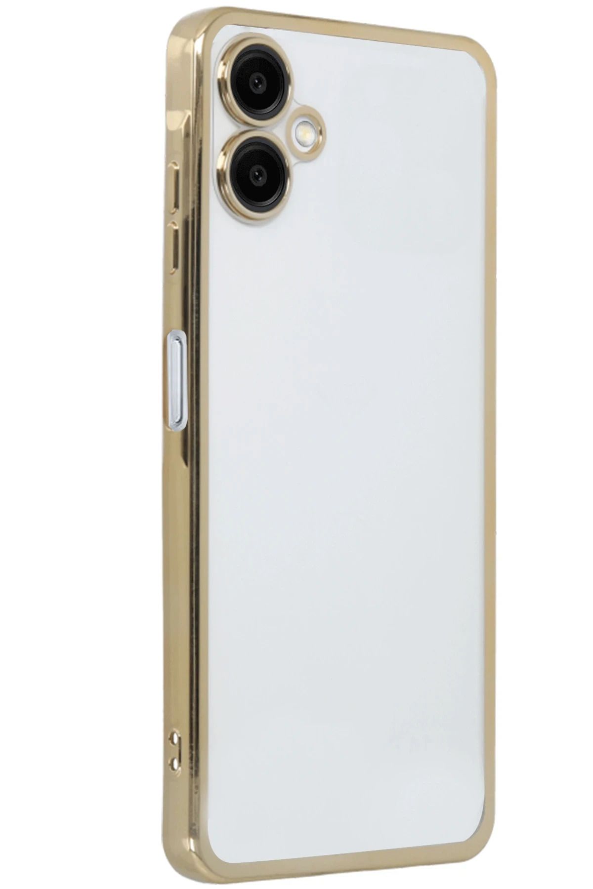 NewFace Samsung Galaxy A06 Kılıf Lensli Silikon - Gold JOJUA