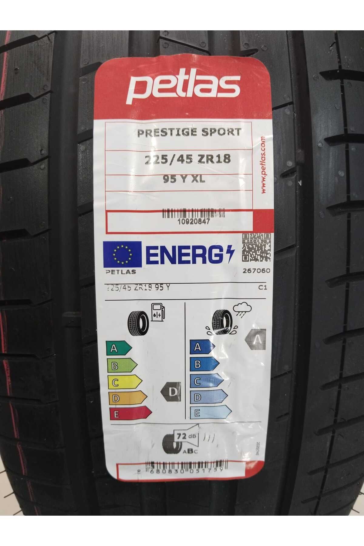 Petlas 225/45 ZR18 TL 95Y XL PRESTIGE SPORT PETLAS