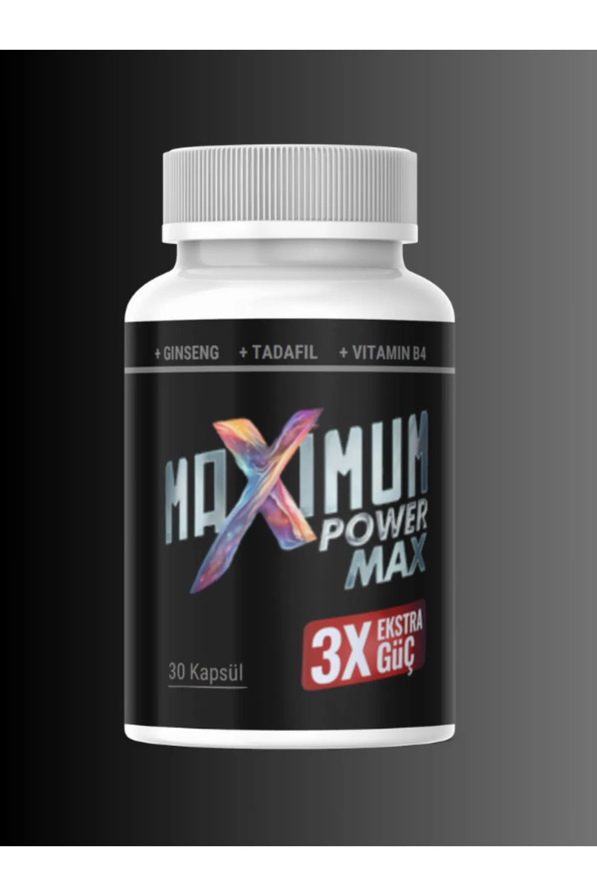 Natural Creams Maximum Power Max 3X Effect Erkeklere Extra Sertlik Maxìmum Güç 30 Lu