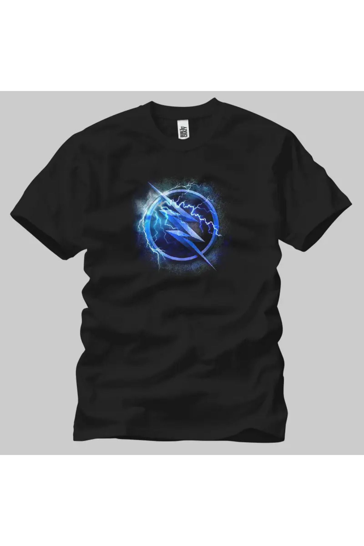 Built By Crazy The Flash: Zoom Logo Unisex Tişört