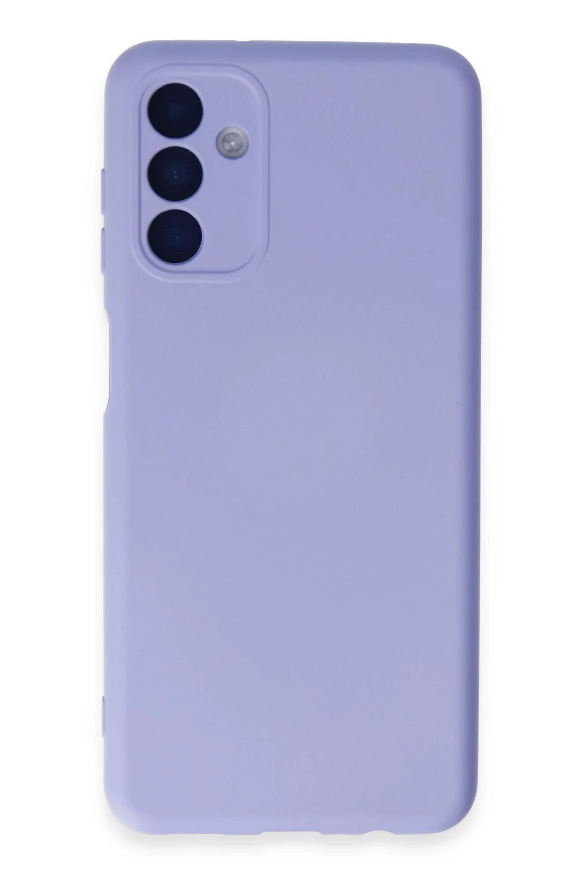 NewFace Galaxy A24 4G Kılıf Uyumlu içi Kadife Silikon - Lila JOJUA