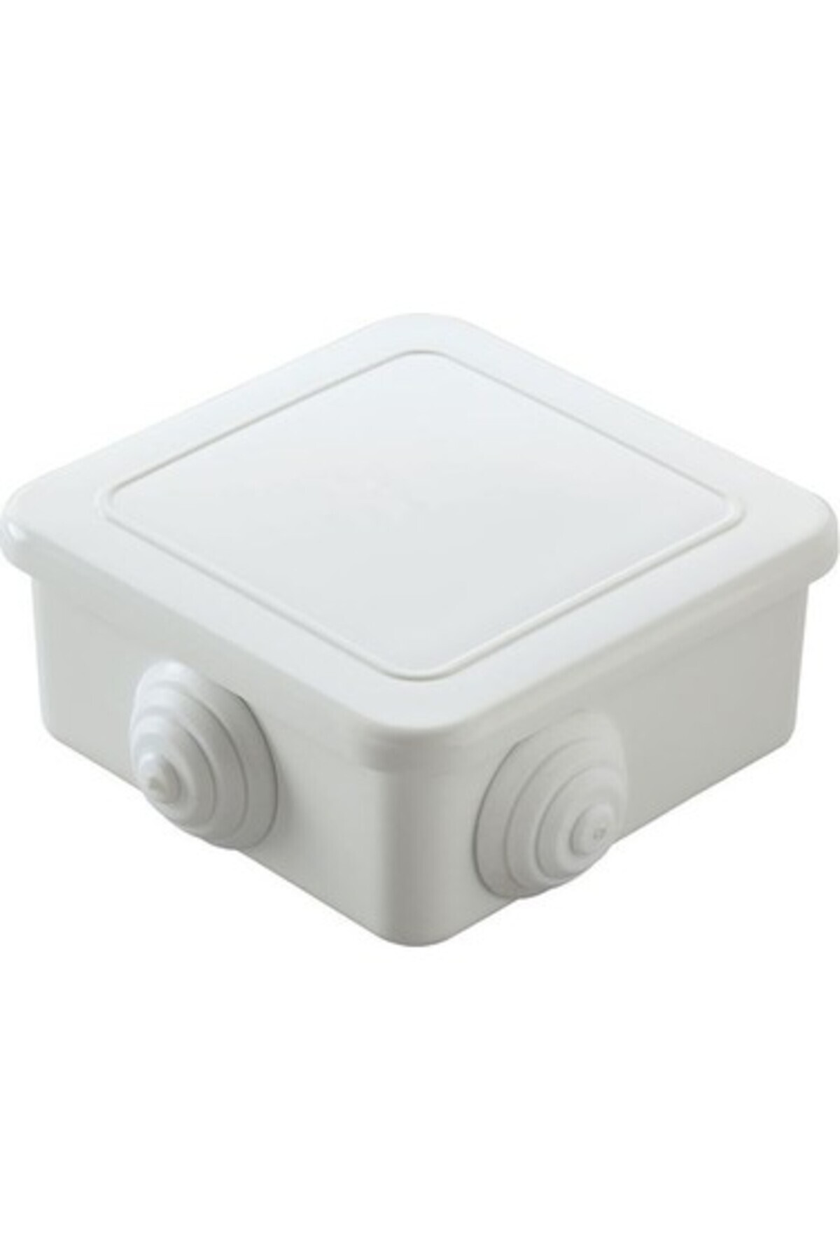 Ledarmy Beyaz Kare Buat Kutusu – Duvar İçi Kablo Bağlantı Kutusu, 80x80 mm PVC