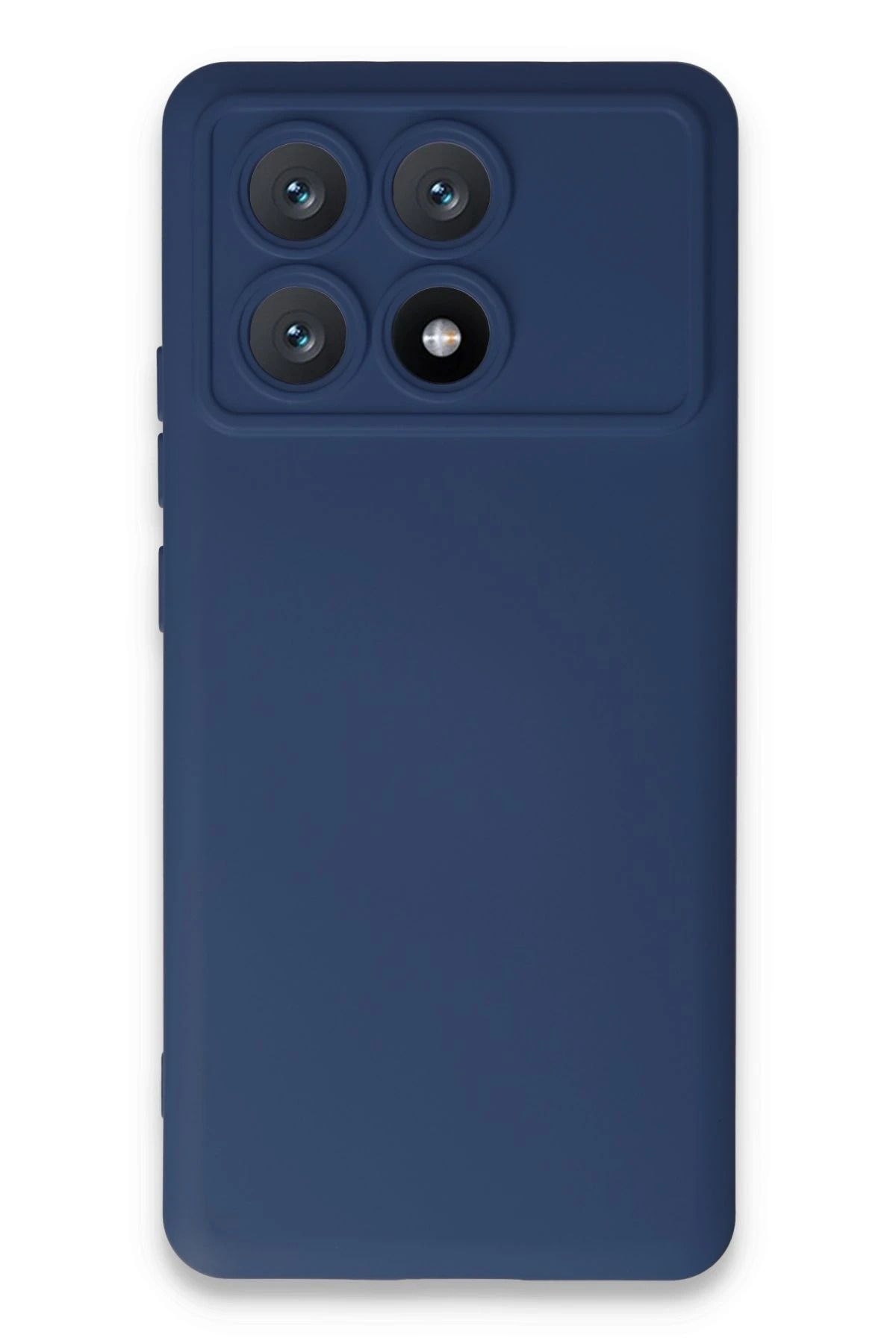 cepmoda Xiaomi POCO X6 PRO - Uyumlu Telefon Kılıfı - Lansman, iÇi Süet/Kadife, Soft - LACİVERT