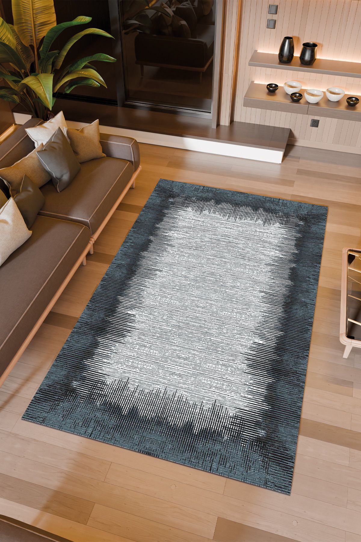 Halıcıoğlu home Dijital Baskı Makinede Yıkanabilir Kaymaz Taban Salon Halısı Yatak Odası Halısı & Yolluk Modelleri