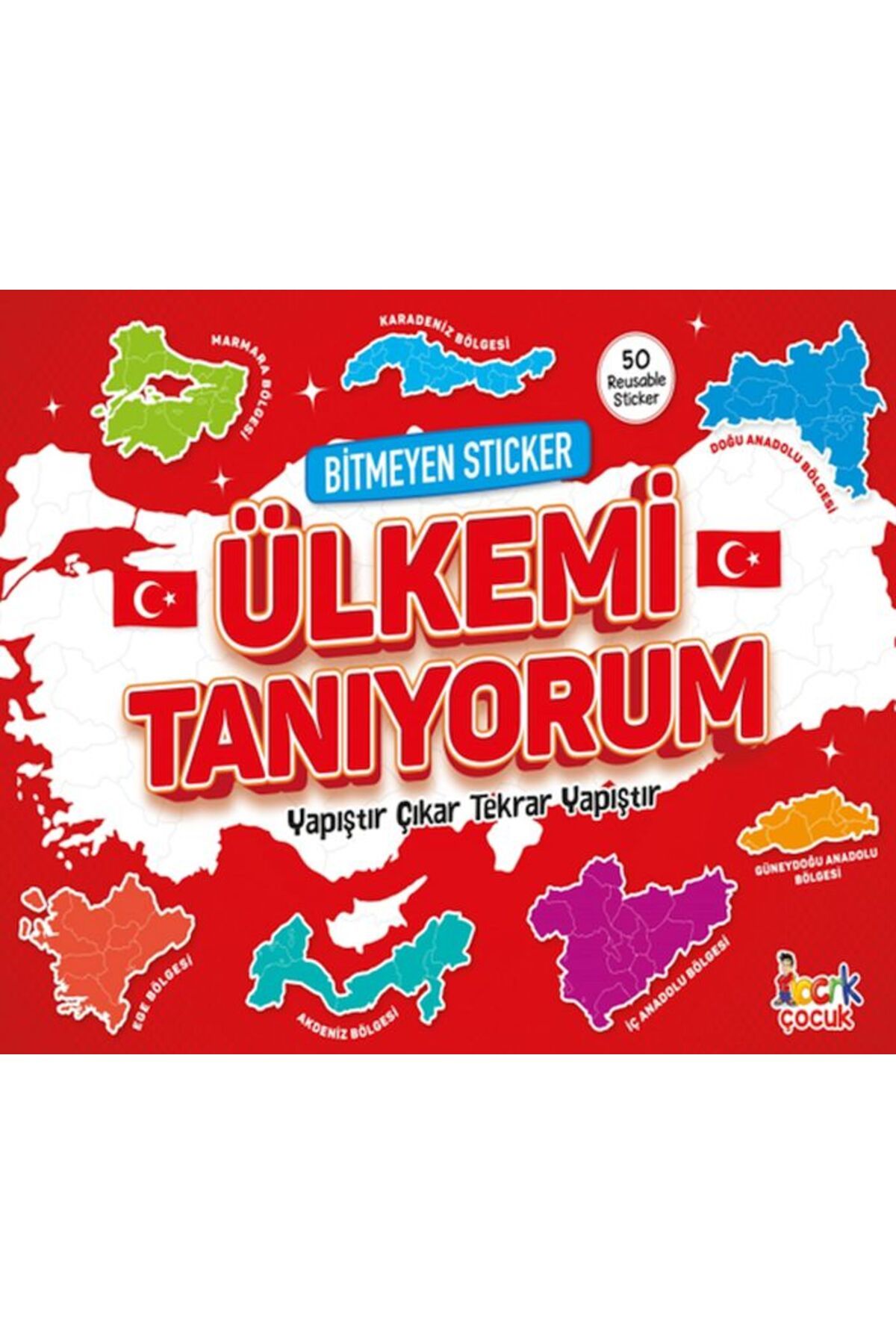 Destek Yayınları Bitmeyen Sticker Ülkemi Tanıyorum