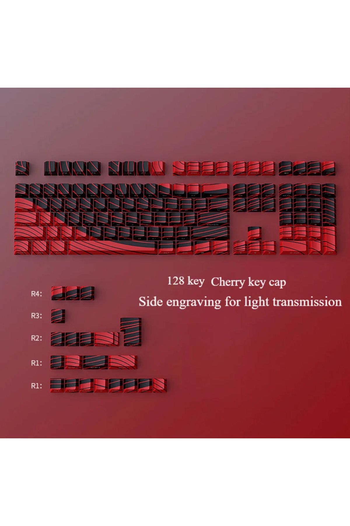 silabor Vounter line Keycaps Tuş Takımı Mekanik Klavye Tuş Takımı