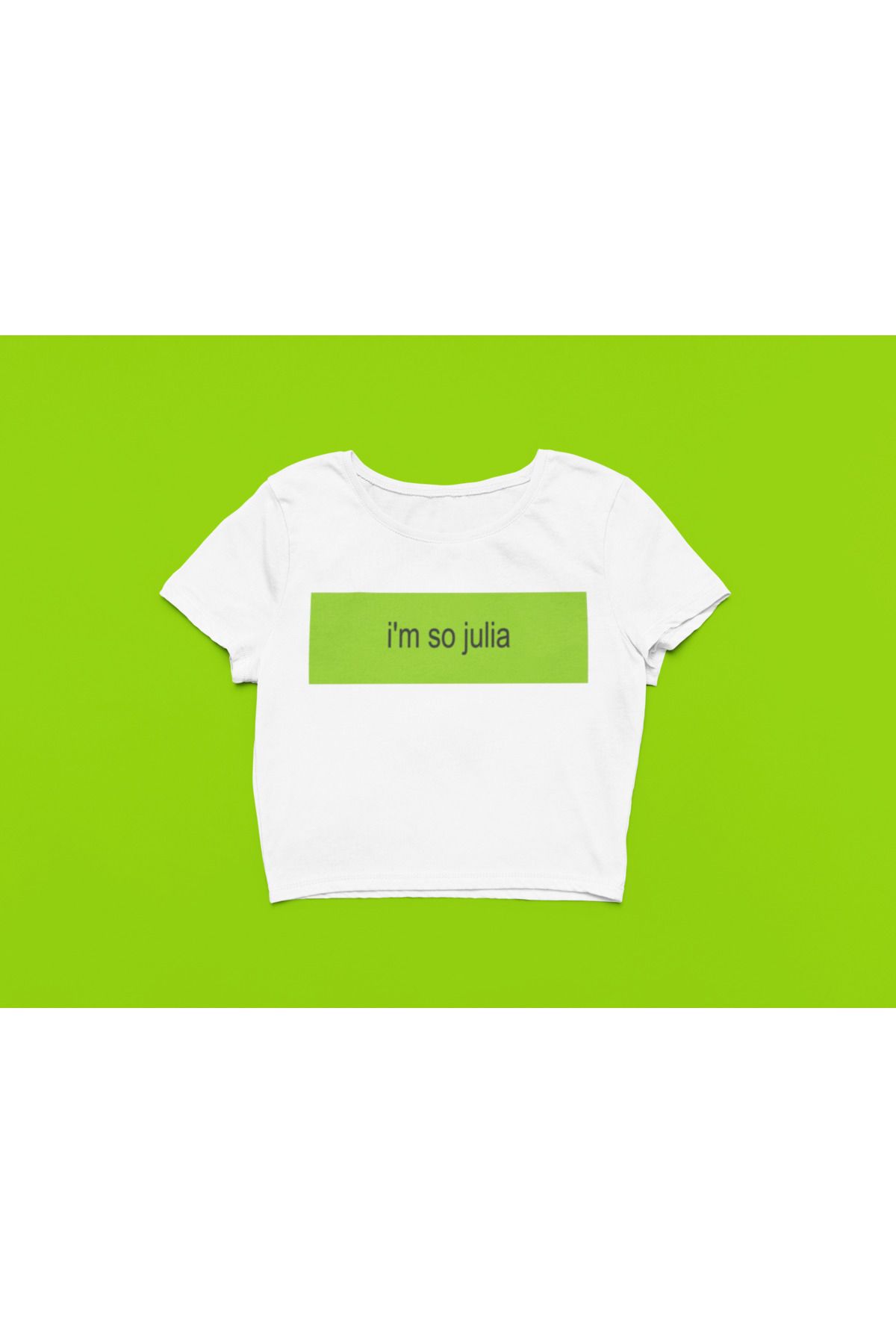 Urbanstadt Charli XCX I'm so Julia Crop Top