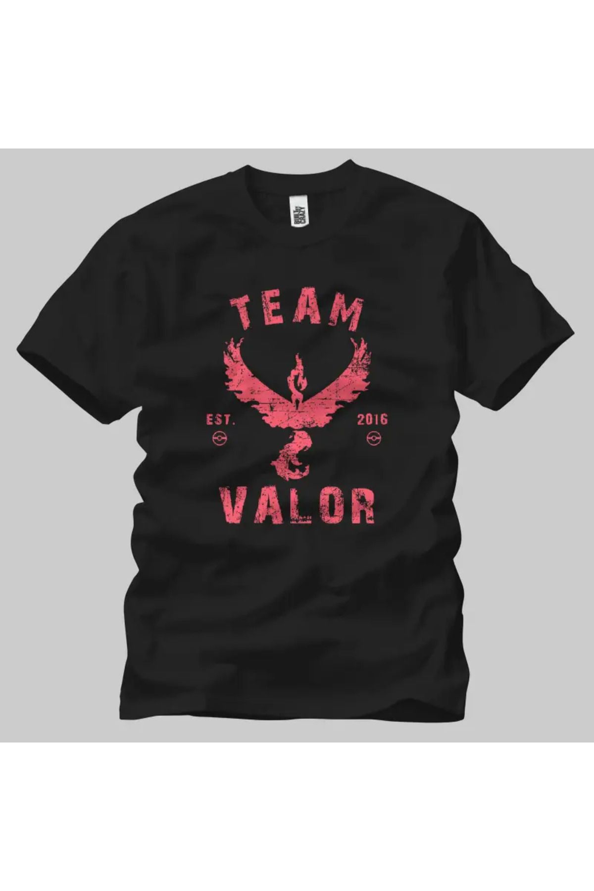 Built By Crazy Pokemon: Team Valor 2016 Unisex Tişört