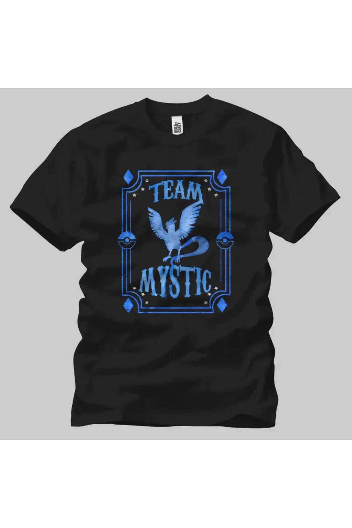Built By Crazy Pokemon: Team Mystic Unisex Tişört