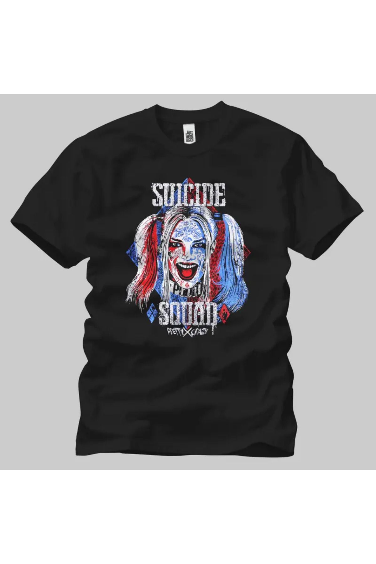 Built By Crazy Suicide Squad: Harley Quinn Pretty Crazy Unisex Tişört