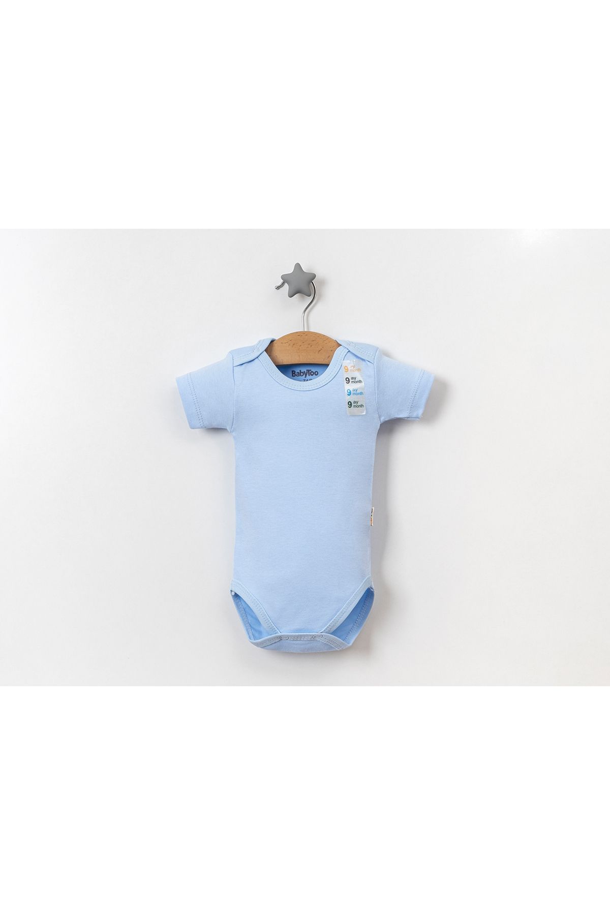 mia mia MiaKids Bebek Yarım Kol Düz Renk Badi
