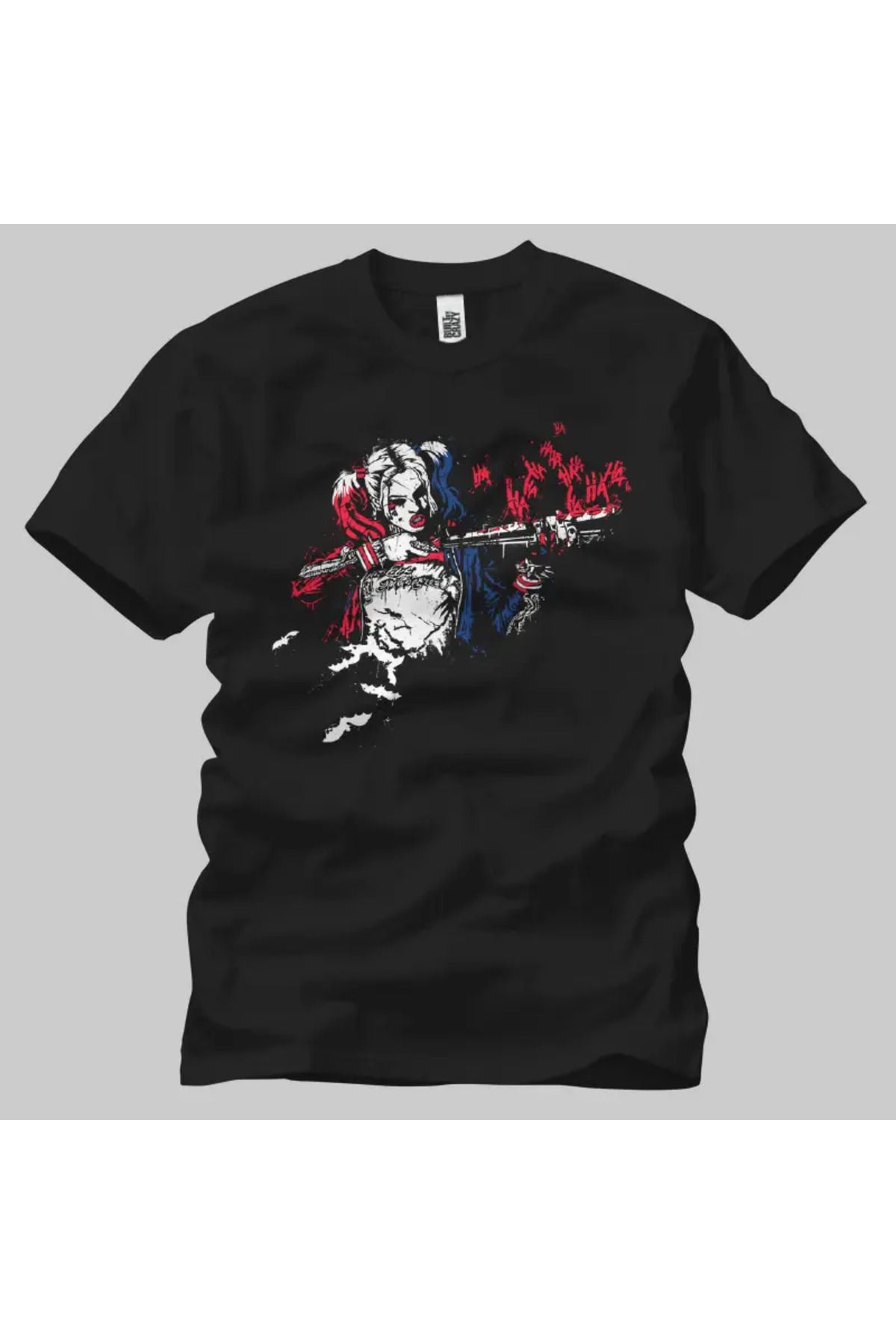 Built By Crazy Suicide Squad: Harley Graffiti Unisex Tişört