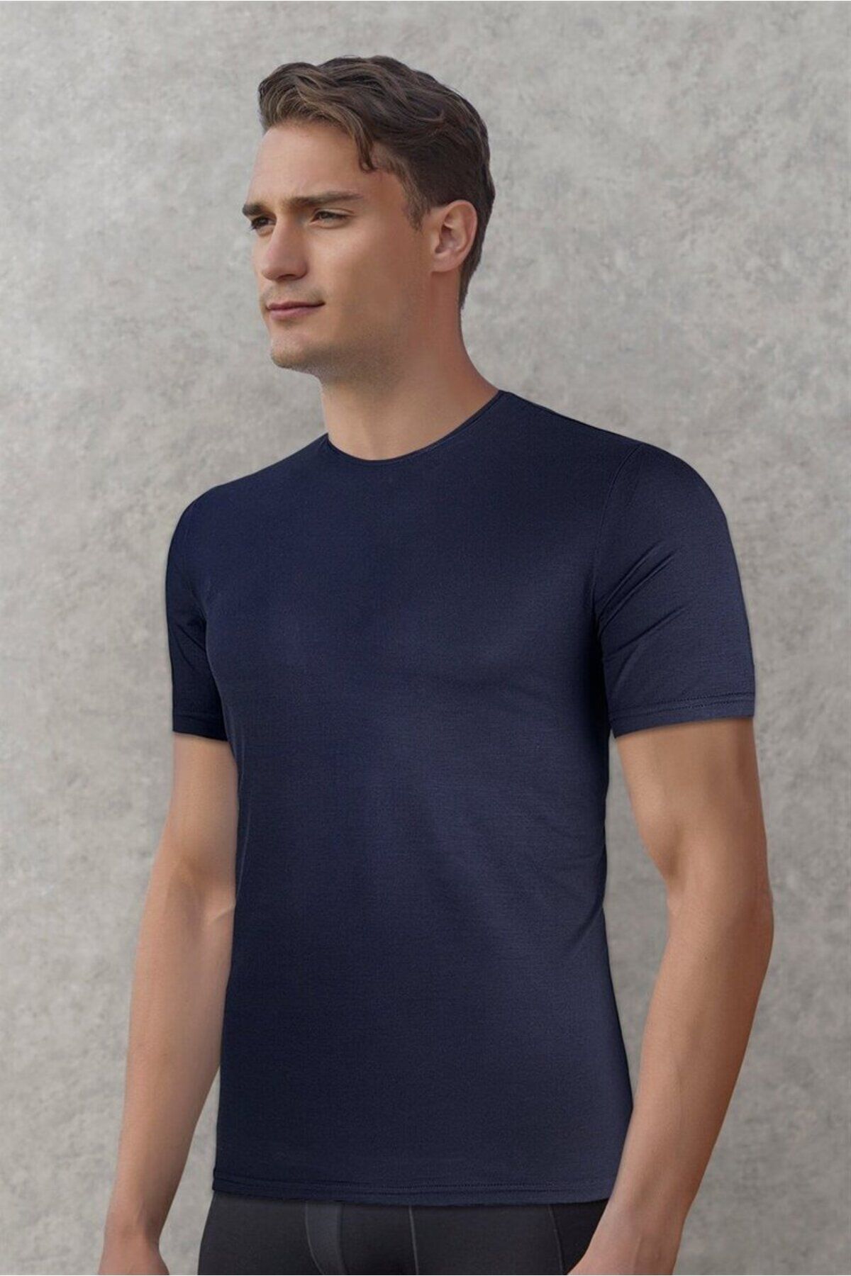 Doreanse Erkek Basic Bisiklet Yaka T-Shirt