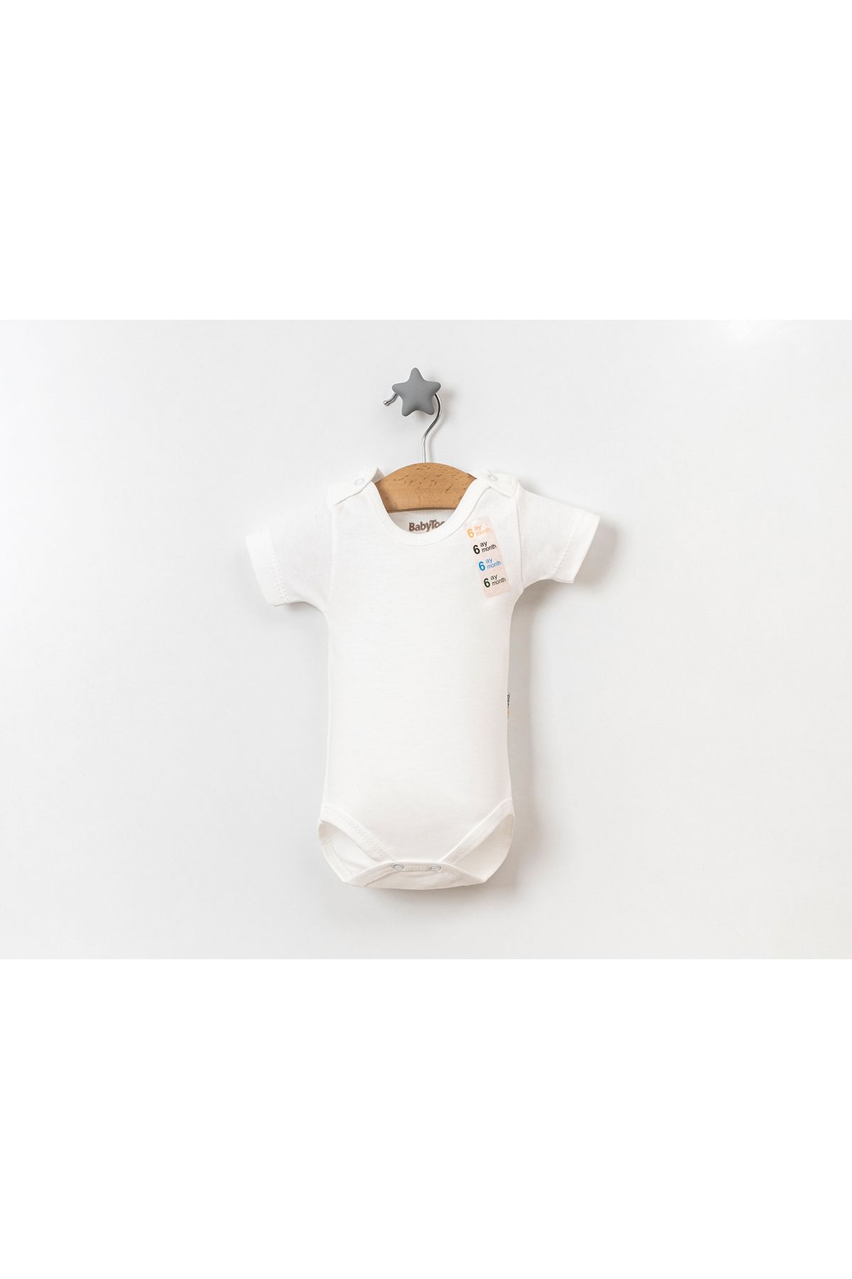 mia mia MiaKids Bebek Yarım Kol Düz Renk Badi