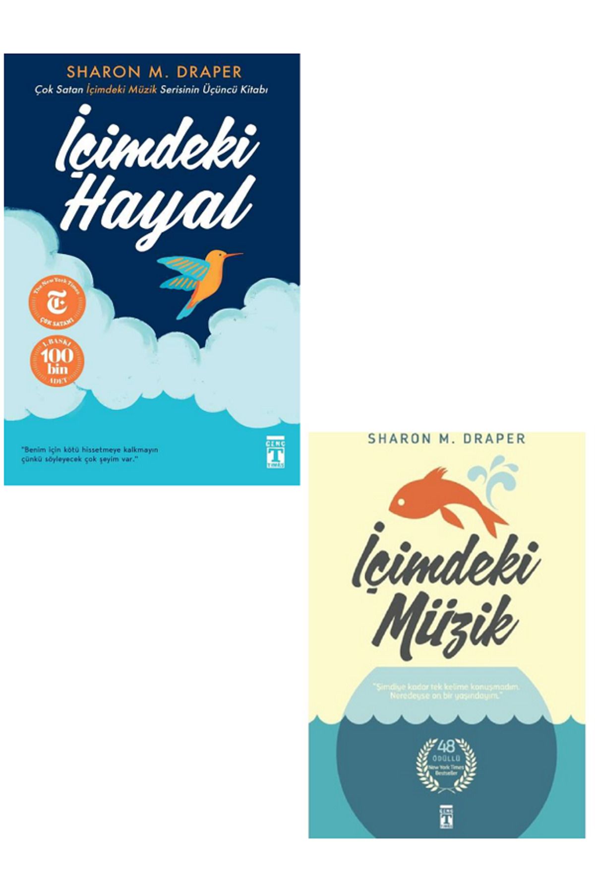 Evrensel İletişim Yayınları İçimdeki Müzik + İçimdeki Hayal - Sharon M. Draper / - 2 KİTAP SET